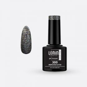 Lorin Gel Lacquer Ημιμόνιμο Βερνίκι 8ml #300 (Unspecified Glitter)