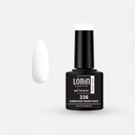 Lorin Gel Lacquer Ημιμόνιμο Βερνίκι 8ml #336 (Rubber Base Creamy White)