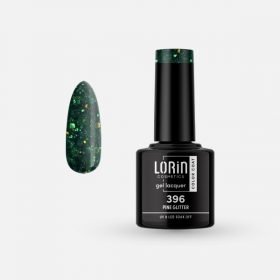 Lorin Gel Lacquer Ημιμόνιμο Βερνίκι 8ml. #396 (Pine Glitter)