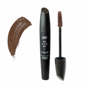 Μάσκαρα καφέ με βουρτσάκι σιλικόνης