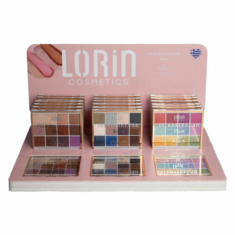 Lorin Interstellar Dust Eyeshadow Palette Display 3 Colors - Image 2